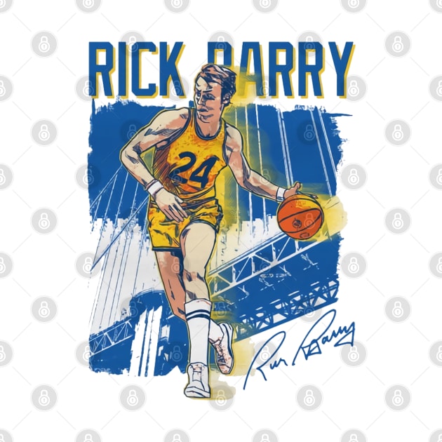 Rick Barry Golden State Square by MASTER_SHAOLIN