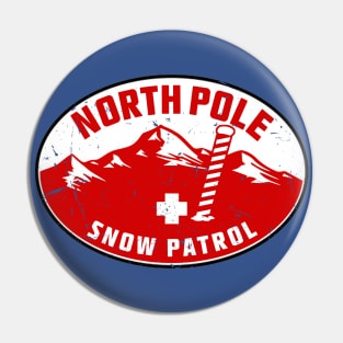 North Pole Snow Patrol Pin