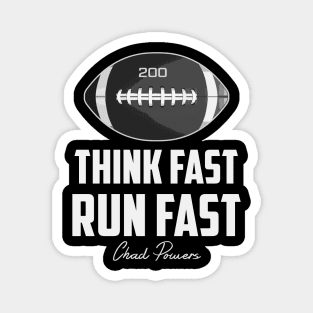 think fast run fast Magnet