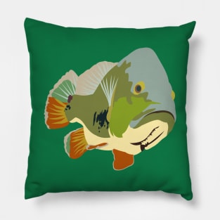 Peacock Bass Pillow