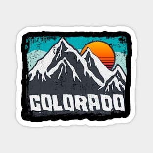 colorado day - retro vintage colorado design Magnet