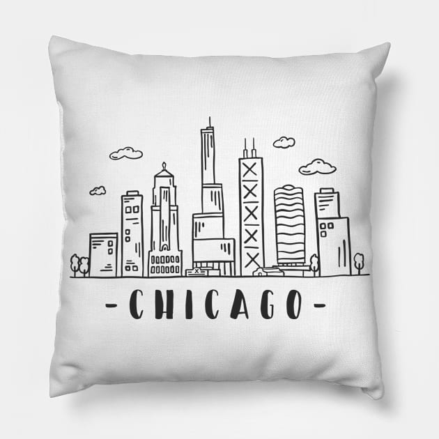 Chicago Pillow by Bestseller