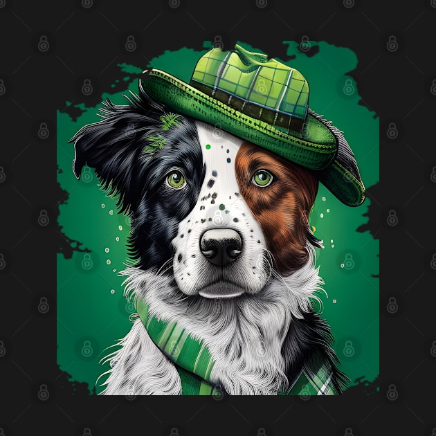 Dog Thinking About St. Patrick's Day by Jason Smith