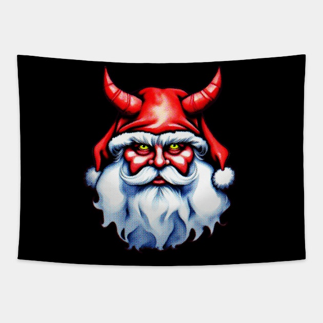 Scary Santa Tapestry by ROLLIE MC SCROLLIE