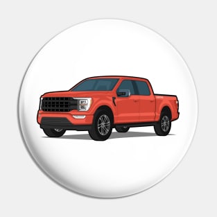 Car truck off road f-150 orange Pin