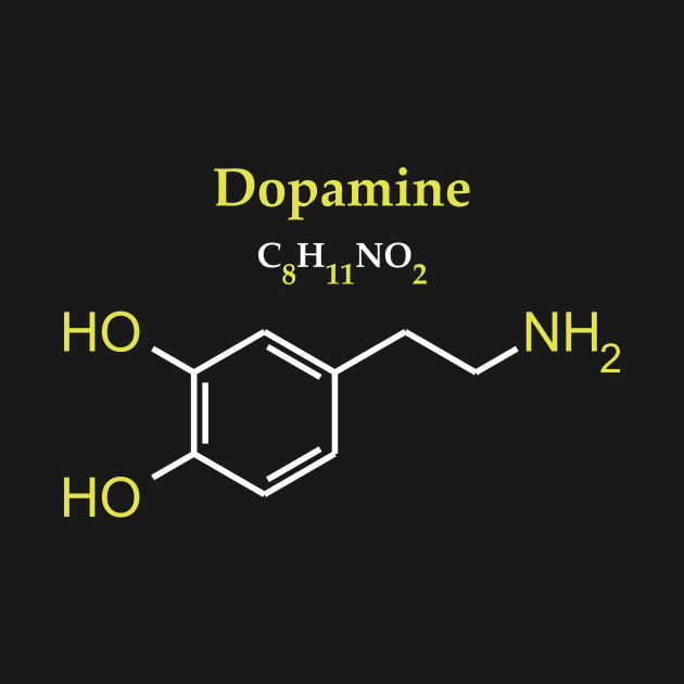 Dopamine Molecule Original Concept by Science Design