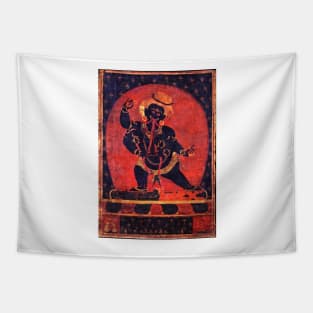 Mahakala Tibetan Buddhist Thangka Reproduction Tapestry