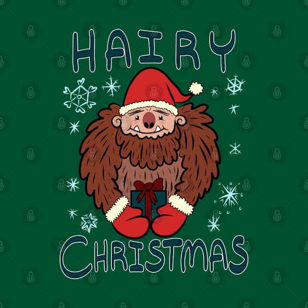 Hairy Christmas by stevenselbyart