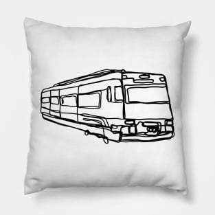 Minimal Spanish locomotive train driver train driving Spain travel Pillow