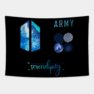 Hydro Flask sticker - BTS Army blue sticker pack set | Kpop Army Tapestry