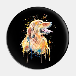 Yellow Labrador Dog Pin