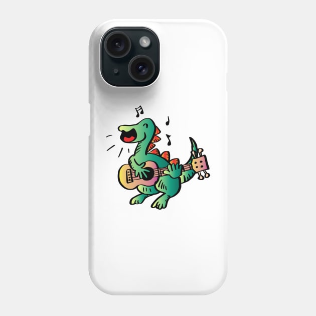 cartoon dinosaur Phone Case by Handini _Atmodiwiryo