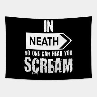 In Neath no one can hear you scream Tapestry