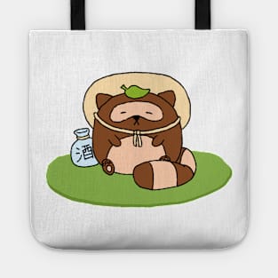 Sleeping Tanuki Tote