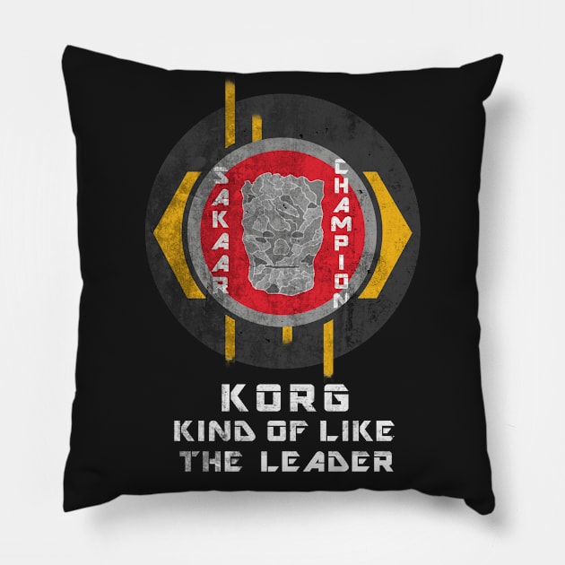 Sakaar's Champion - Korg Pillow by alarts