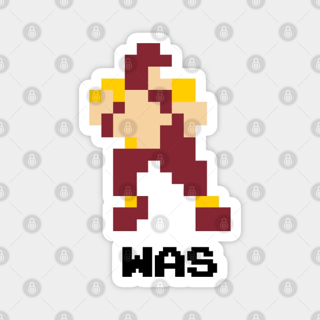 8-Bit Quarterback - Washington (Throwbacks) Magnet by The Pixel League