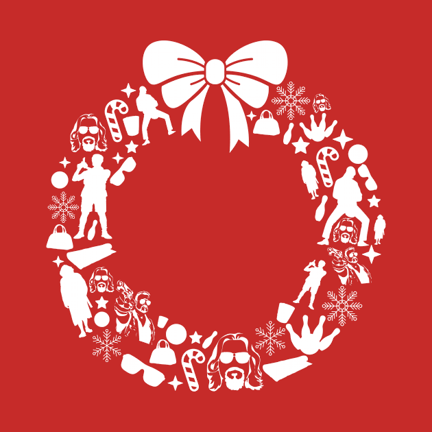 The Big Lebowski Christmas Wreath Pattern by Rebus28