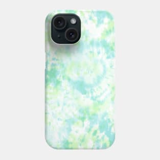 Blue and Green Tie-Dye Phone Case