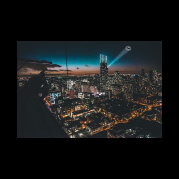 Batman Looking Over Gotham Night Tapestry TeePublic