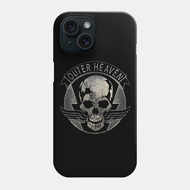 Outer Heaven (Distressed) - Metal Gear Solid Phone Case by Taereus