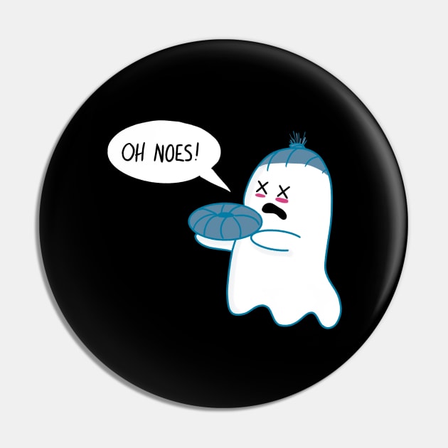 Little Ghost Beheaded Pin by nathalieaynie