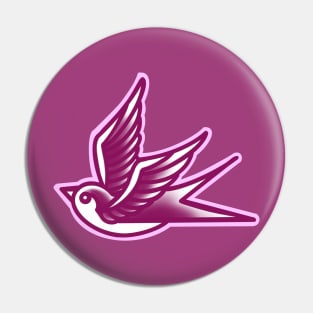 tattoo swallow pink Pin