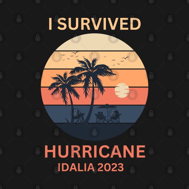 I Survived Hurricane Idalia 2023 by Nomad ART