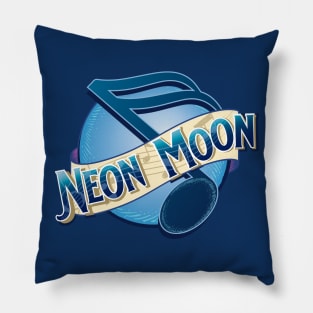 Neon Moon Pillow