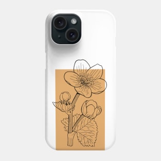 Marsh Marigold Color Block Phone Case