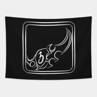 Demonhunter Class Icon (White) Tapestry