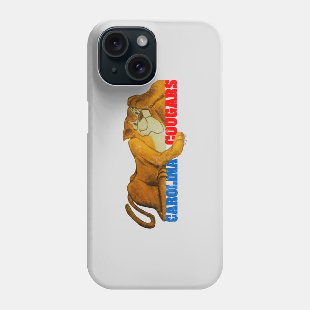 Defunct Carolina Cougars Phone Case by LocalZonly