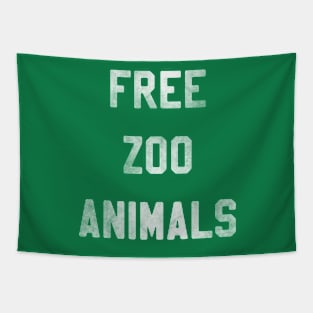 Free Zoo Animals Tapestry