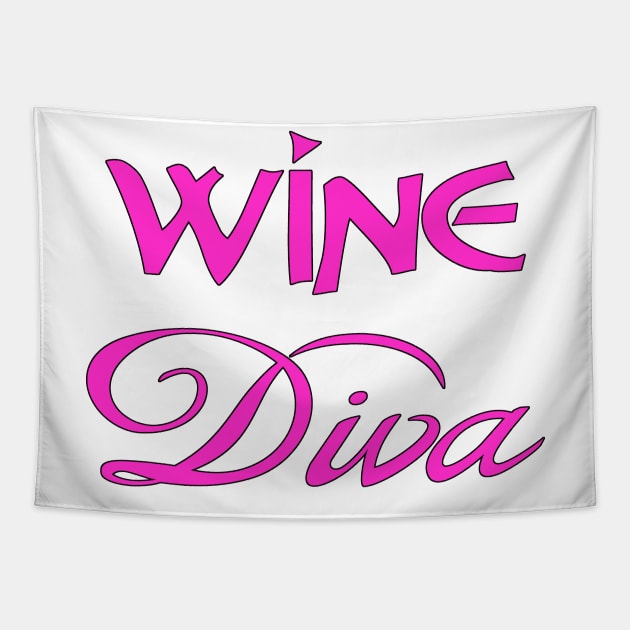 Wine Diva Tapestry by Naves