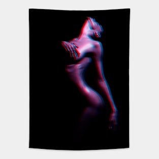 Sexy Woman Silhouette Tapestry