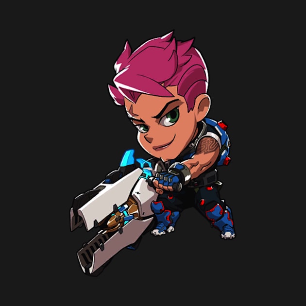 Zarya Cute Spray - Overwatch by Bystanders