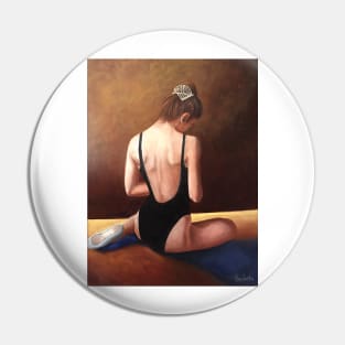 Dancer woman girl sitting Pin