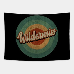 Circle Retro Vintage Wildermiss Tapestry