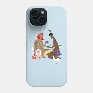 At the beach Phone Case