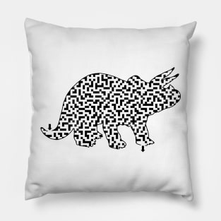 Triceratops Dinosaur Maze Pillow