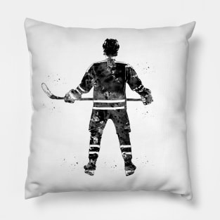 Hockey Player Girl Pillow