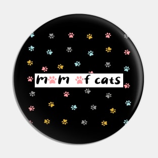 mom of cats Pin
