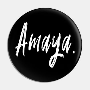 NAME GIRL AMAYA Pin