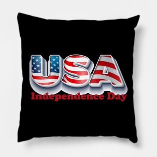 USA flag loving design Pillow