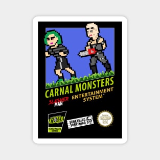 Carnal Monsters Slasher Man design #2 T-Shirt Magnet