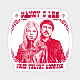 Nancy & Lee // Some Velvet Morning \\ Original Fan Art Design Magnet