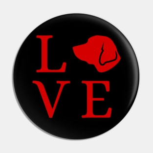 Labrador Retriever Love Pin