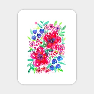 Colorful flowers Magnet