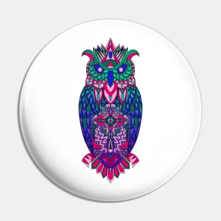 nite owl in led colors art ecopop Pin