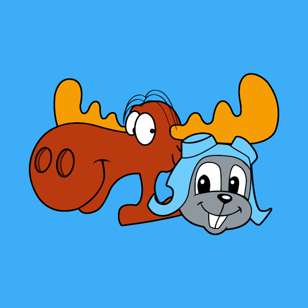 Rocky and Bullwinkle by LuisP96