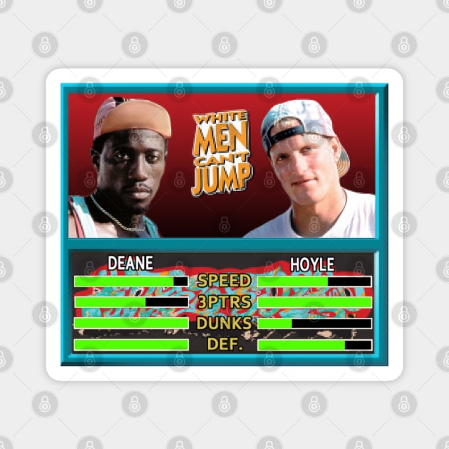 NBA Jam White Men Cant Jump Basketball Shirt - High-Quality
